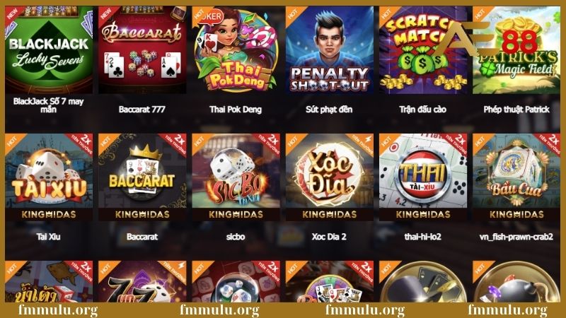 Game bài AE88 – Khám phá sức hút đình đám của sảnh cược 4 Các đặc điểm nổi bật về game bài AE88