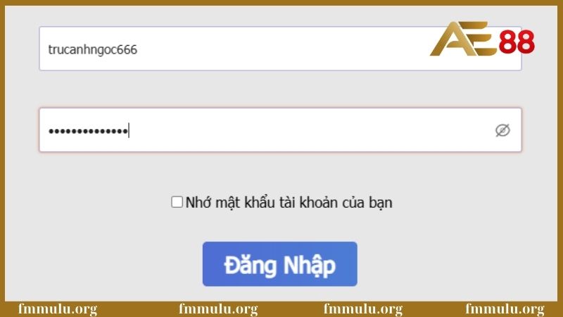 Đăng nhập AE88 - Bật mí cách truy cập “dễ như ăn bánh” 4 Hoàn tất thông tin theo form mẫu