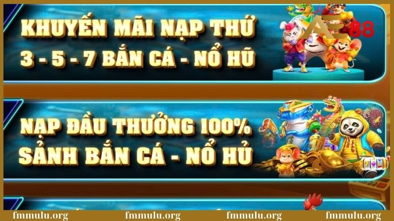 Cập nhật các khuyến mãi AE88 hấp dẫn không thể bỏ qua 5 Ưu đãi hấp dẫn dành cho game slot